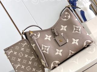 M47180 ルイヴィトン モノグラム・アンプラント バッグ スーパーコピー 「LOUIS VUITTON」 24新作 キャリーオール ジップ NM PM レディース ショルダーバッグ