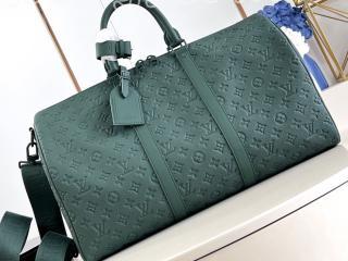 M24440 ルイヴィトン モノグラム・アンプラント バッグ スーパーコピー 「LOUIS VUITTON」 24新作 キーポル･バンドリエール 50 メンズ ボストンバッグ