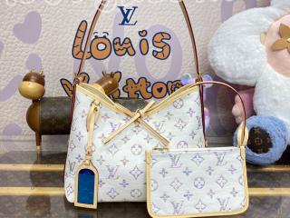 M24707 ルイヴィトン モノグラム･パターン バッグ スーパーコピー 「LOUIS VUITTON」 24新作 キャリーオール NM PM レディース ショルダーバッグ