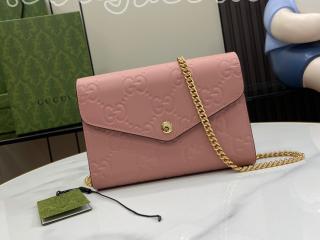 781555-3 グッチ バッグ コピー 24新作 GUCCI GG チェーンレザーウォレット レディース ショルダーバッグ 5色可選択