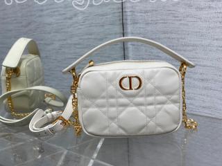 M3352UBHM_M030 ディオール バッグ コピー 24新作 Dior Caro トップハンドル カメラバッグ スモール マクロカナージュ カーフスキン ショルダーバッグ