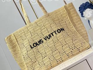 M25008 ルイヴィトン バッグ スーパーコピー 「LOUIS VUITTON」 24新作 サマーショッパー･トート MM メンズ トートバッグ