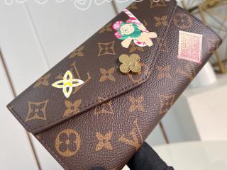 M12207 ルイヴィトン モノグラム 長財布 コピー 「LOUIS VUITTON」 24新作 ポルトフォイユ･サラ NM レディース 二つ折り財布