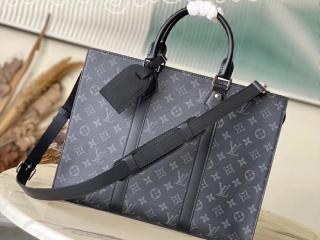 M11742 ルイヴィトン モノグラム・エクリプス バッグ スーパーコピー 「LOUIS VUITTON」 25新作 サックプラ・ホリゾンタル ジップ メンズ ビジネスバッグ