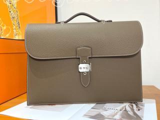 H074409-1 エルメス バッグ コピー HERMES Sac a depeches メンズ ビジネスバッグ シルバー金具