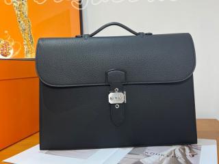 H074409-2 エルメス バッグ スーパーコピー HERMES Sac a depeches メンズ ビジネスバッグ シルバー金具