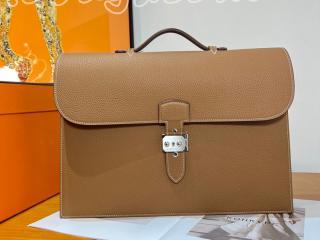 H074409-3 エルメス バッグ コピー HERMES Sac a depeches メンズ ビジネスバッグ シルバー金具