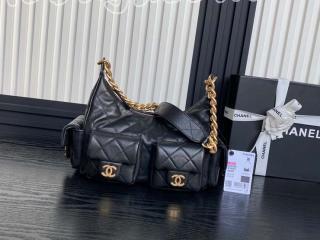 AS5339-3 シャネル バッグ コピー CHANEL 25新作 ラージ ホーボー バッグ シャイニー ラムスキン レディース ショルダーバッグ 6色可選択