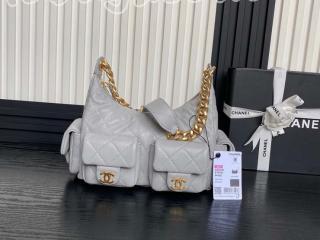 AS5339-5 シャネル バッグ コピー CHANEL 25新作 ラージ ホーボー バッグ シャイニー ラムスキン レディース ショルダーバッグ 6色可選択