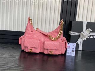 AS5339-6 シャネル バッグ スーパーコピー CHANEL 25新作 ラージ ホーボー バッグ シャイニー ラムスキン レディース ショルダーバッグ 6色可選択