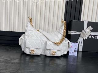 AS5339-7 シャネル バッグ コピー CHANEL 25新作 ラージ ホーボー バッグ シャイニー ラムスキン レディース ショルダーバッグ 6色可選択