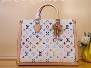 M13079 ルイヴィトン モノグラム・マルチカラー バッグ コピー 「LOUIS VUITTON」 25新作 LV × TM オンザゴー･トランク MM レディース トートバッグ